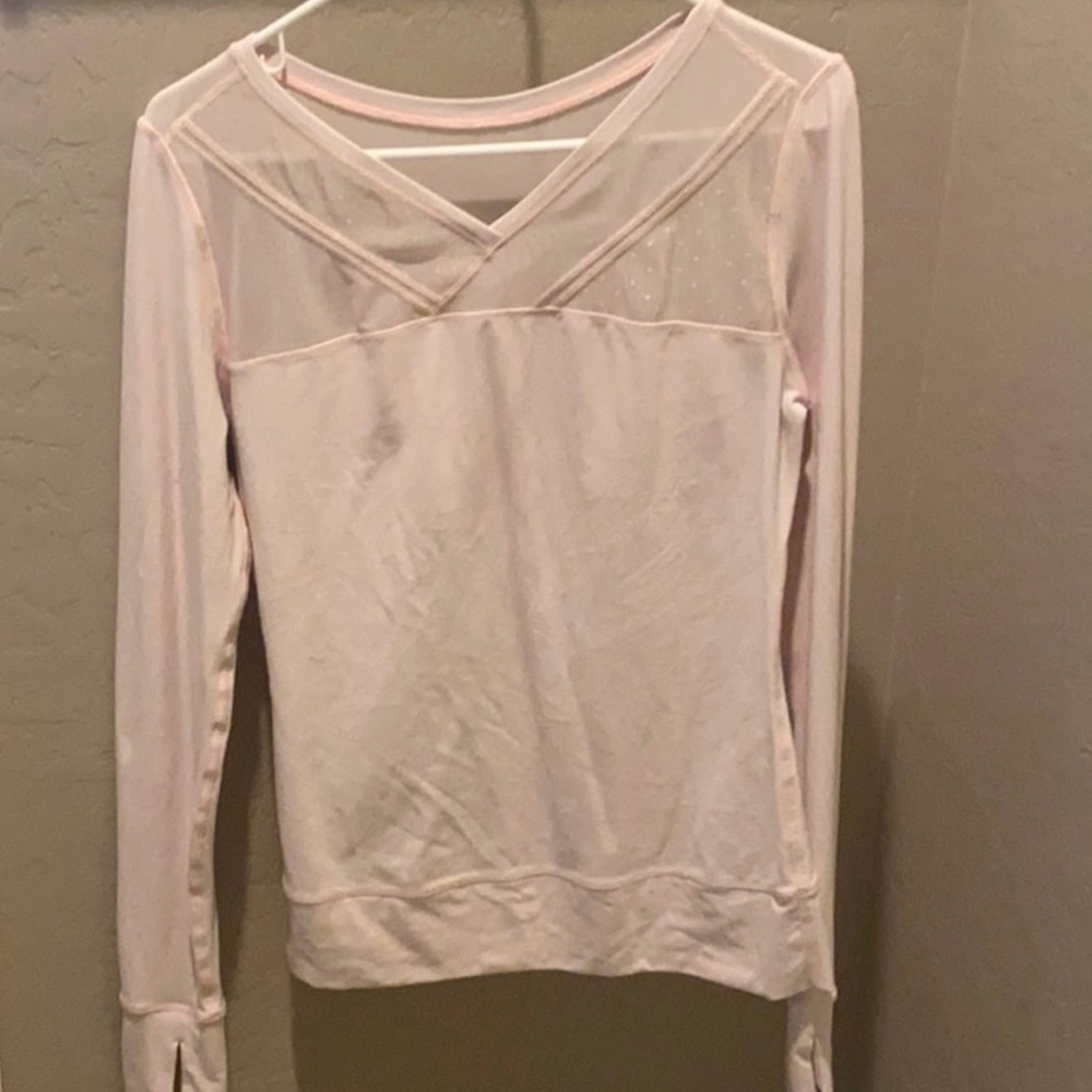 Super cute Lululemon light pink long sleeve size 6